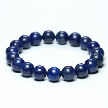 【第三弾】記念特価★[AA]アフガニスタン産ラピスラズリブレスレット（約10mm玉）(24th-ALAP-BR1001IS)