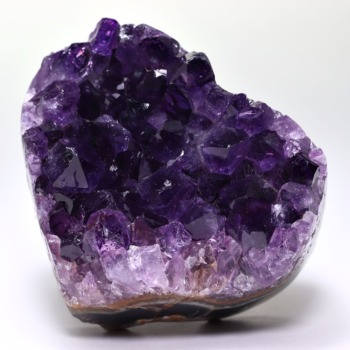 記念特価★[大特価！高品質]ブラジル産アメジストハート型クラスター（原石175g）(24th-AMEHT-CL1750IS)