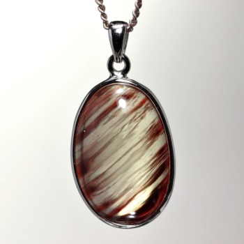 記念特価★[高品質]チベット産アンデシンペンダントトップ（シルバー925）(24th-ANDSI-PT0031IS)