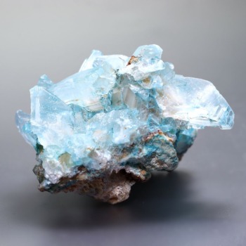 記念特価★モロッコ産ブルーセレナイトクラスター（原石38.0g）(24th-BSELE-CL0380IS)