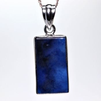 記念特価★[レア・高品質]ブルースギライトペンダントトップ（シルバー925・表面が艶消しのため大特価！）(24th-BUSUG-PT0034IS)