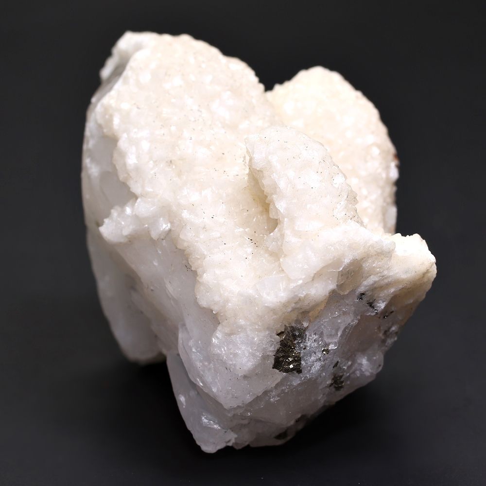 記念特価★ルーマニア産キャンドルクォーツ(原石108g・周囲はカルサイト&パイライトと思われる)-slide-3