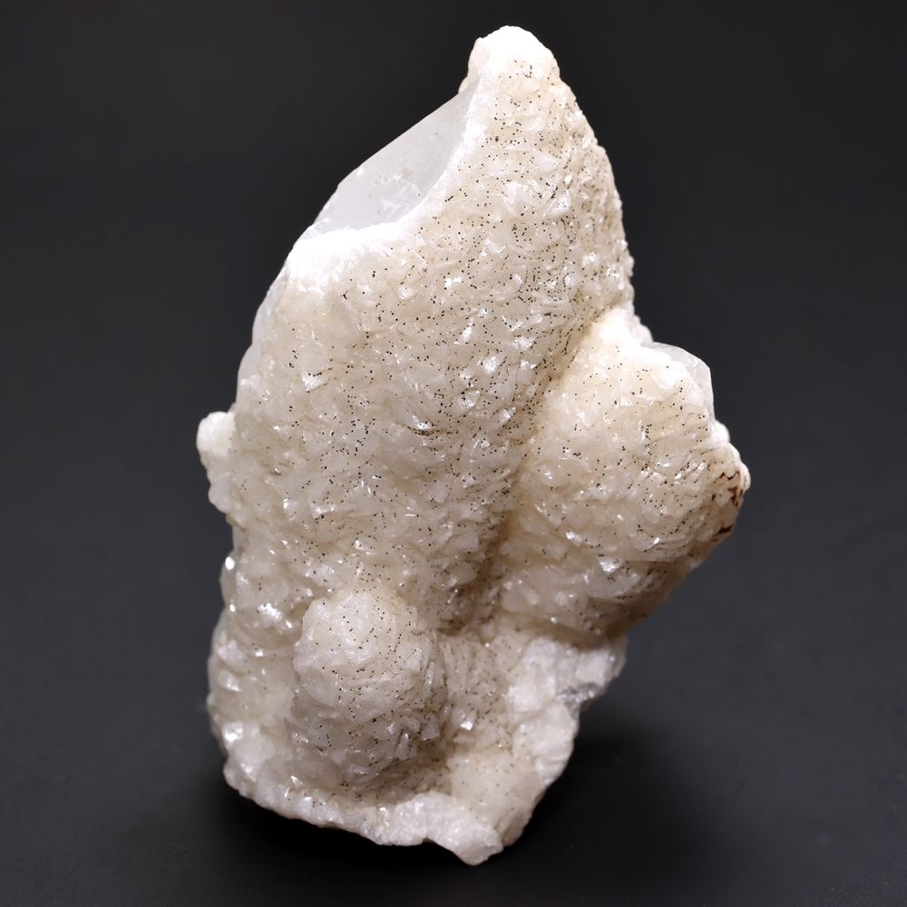 記念特価★ルーマニア産キャンドルクォーツ(原石108g・周囲はカルサイト&パイライトと思われる)-slide-4