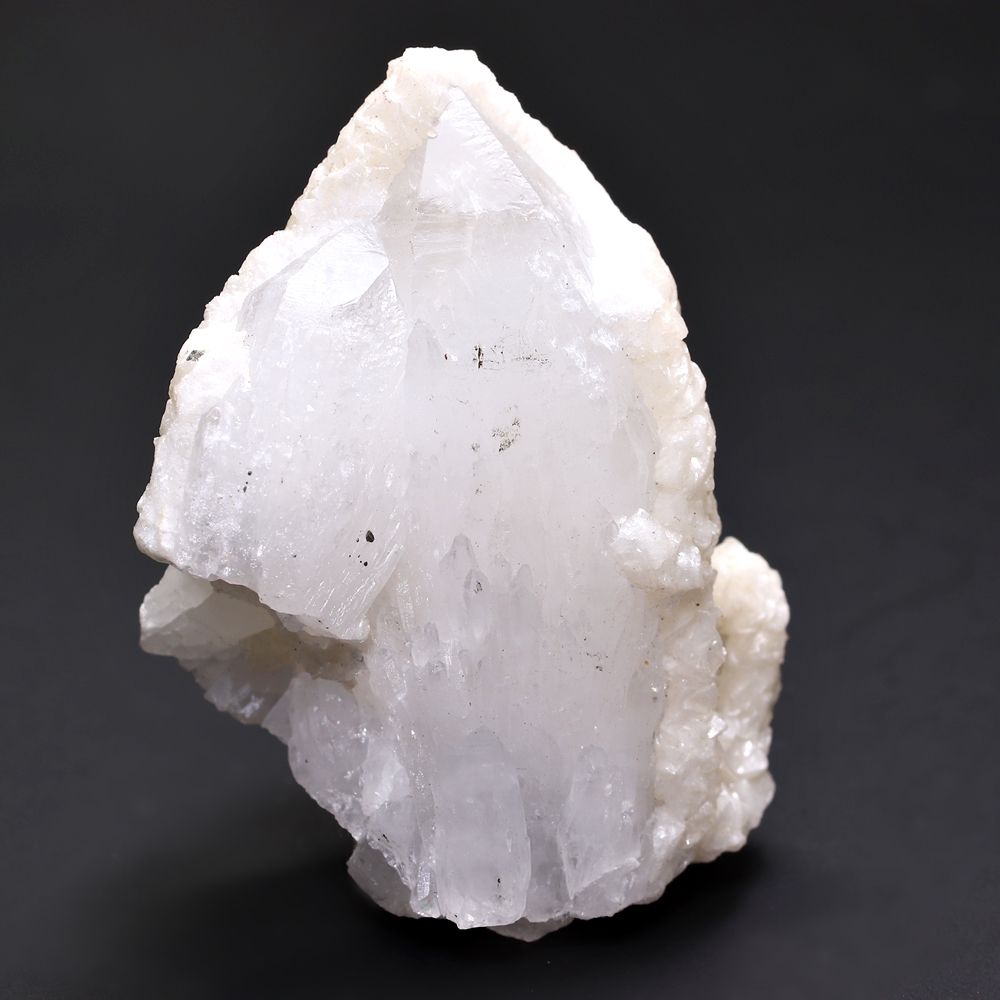 記念特価★ルーマニア産キャンドルクォーツ(原石108g・周囲はカルサイト&パイライトと思われる)-slide-5