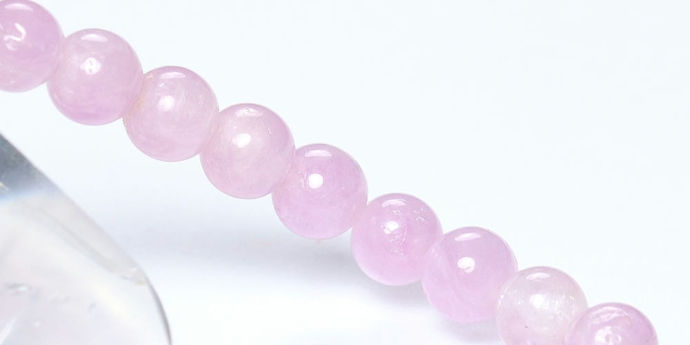記念特価★ナイジェリア産ピンククンツァイトブレスレット(約6mm玉・キャッツアイ入り)-slide-7