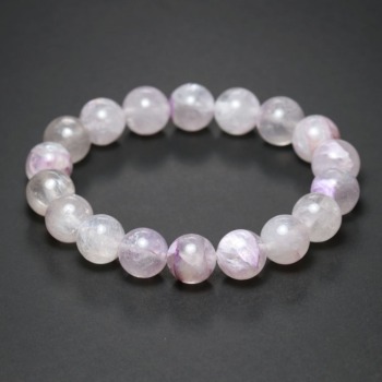 記念特価★ロシア産クリアチャロアイトシリカブレスレット（約11mm玉）(24th-CCSI-BR1101IS)