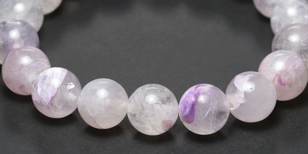 記念特価★ロシア産クリアチャロアイトシリカブレスレット(約11mm玉)-slide-2