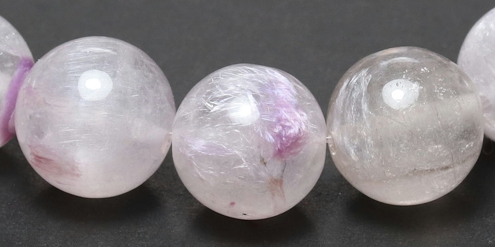 記念特価★ロシア産クリアチャロアイトシリカブレスレット(約11mm玉)-slide-3