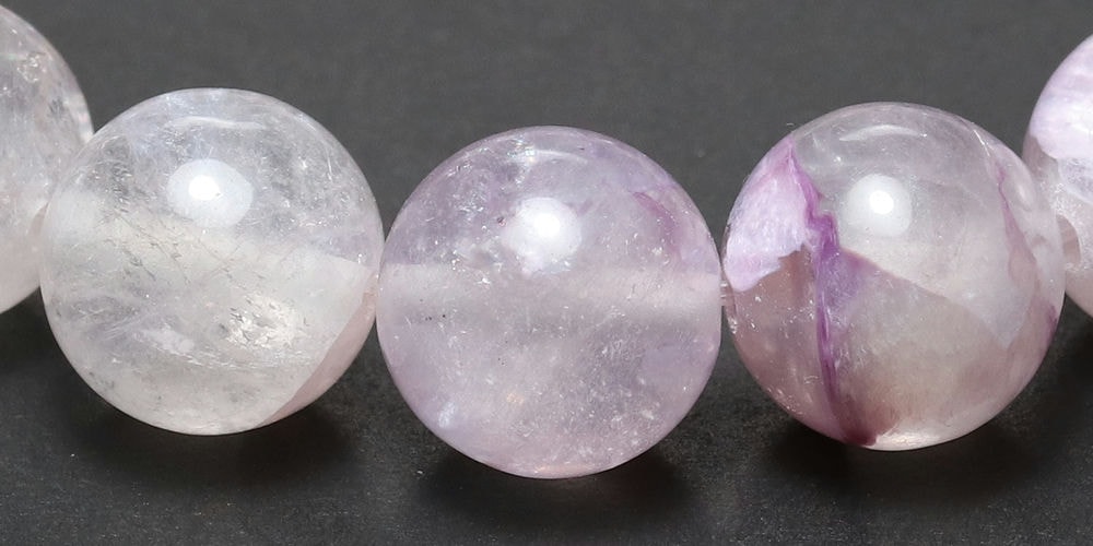 記念特価★ロシア産クリアチャロアイトシリカブレスレット(約11mm玉)-slide-4