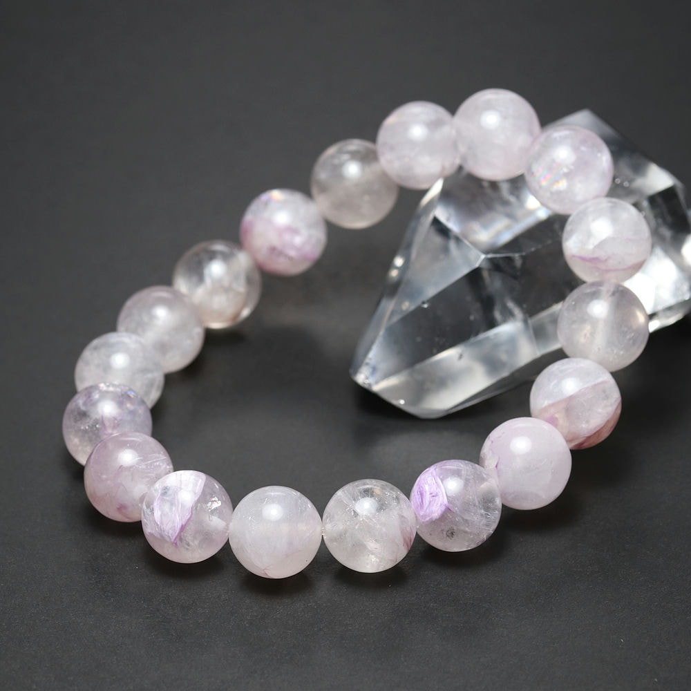 記念特価★ロシア産クリアチャロアイトシリカブレスレット(約11mm玉)-slide-5