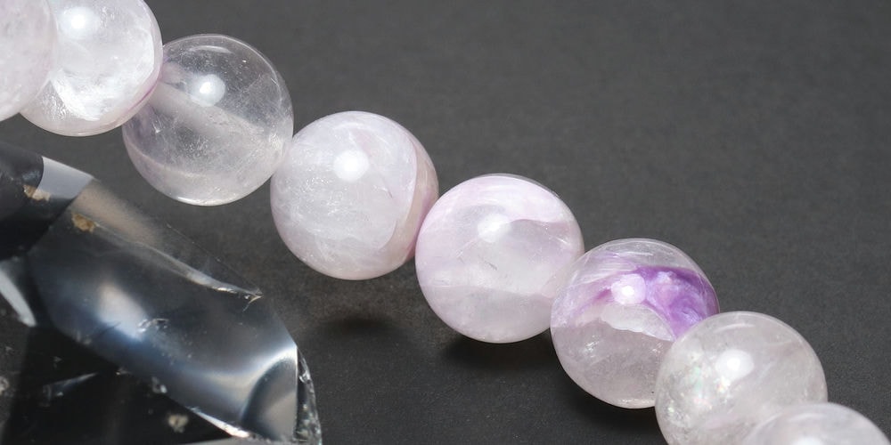 記念特価★ロシア産クリアチャロアイトシリカブレスレット(約11mm玉)-slide-7