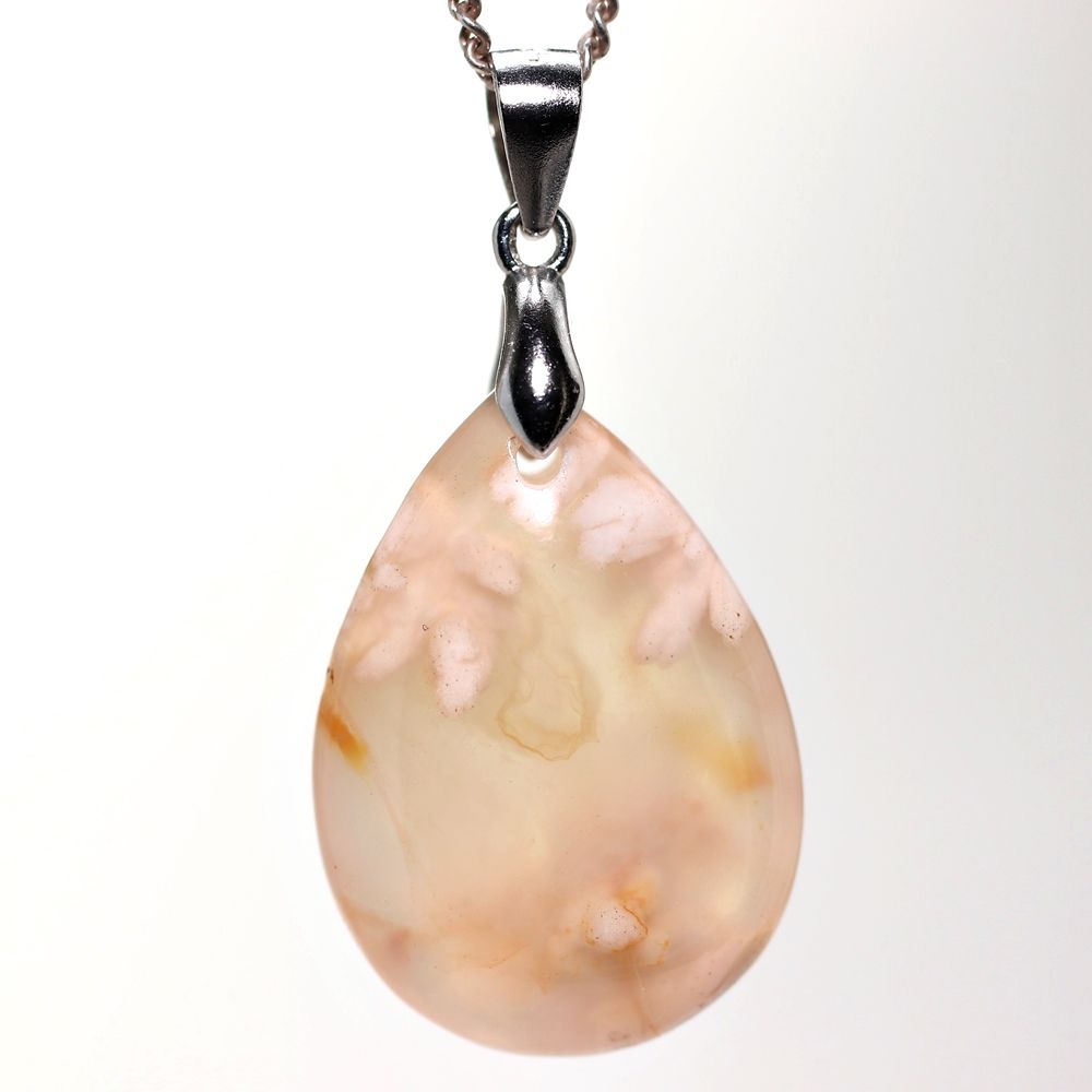 記念特価★マダガスカル産桜瑪瑙ペンダントトップ(シルバー925)-slide-0