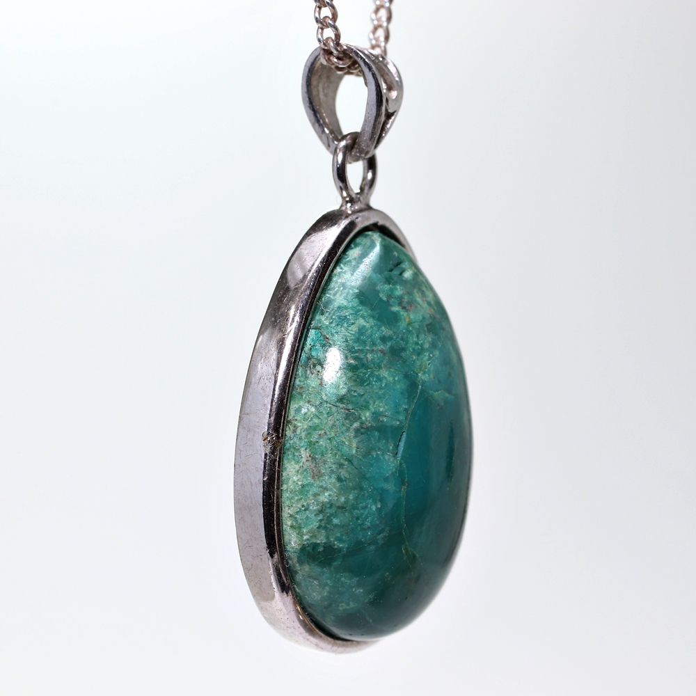 記念特価★ペルー産クリソコラペンダントトップ(シルバー925)-slide-2