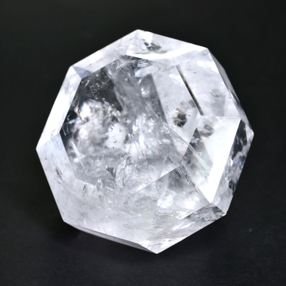 記念特価★ブラジル産ダイヤモンドカットクリスタル(水晶オブジェ)-slide-0