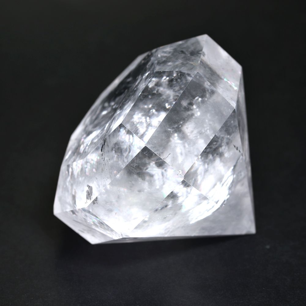 記念特価★ブラジル産ダイヤモンドカットクリスタル(水晶オブジェ)-slide-1