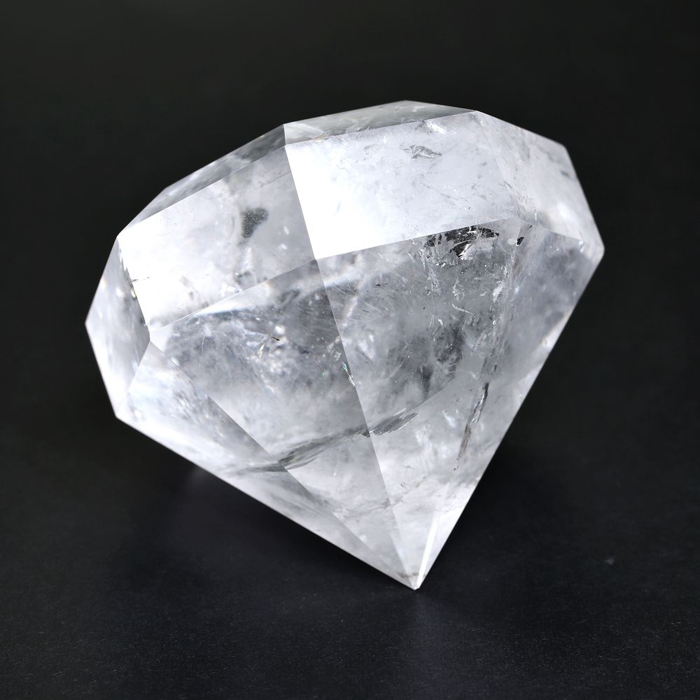 記念特価★ブラジル産ダイヤモンドカットクリスタル(水晶オブジェ)-slide-2