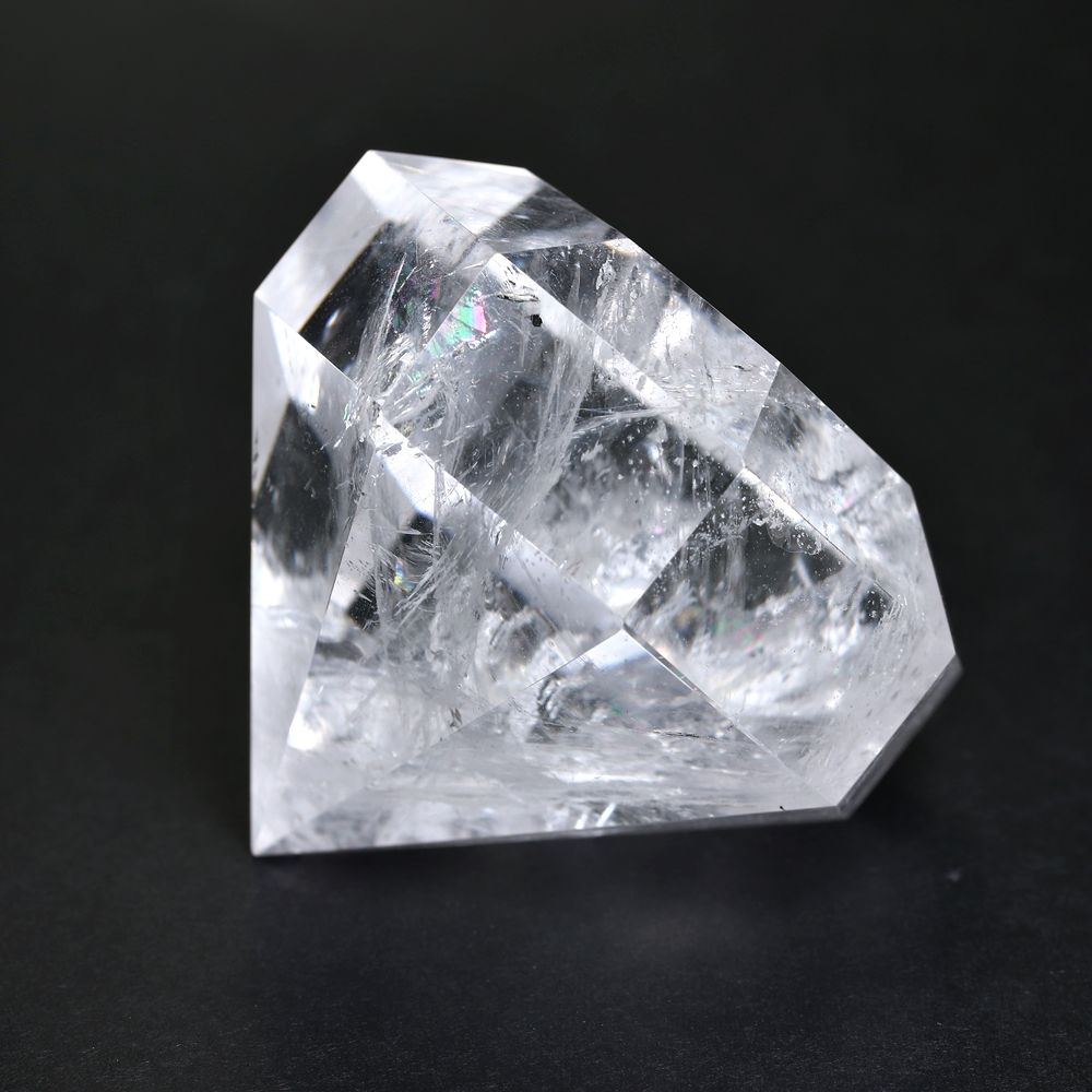 記念特価★ブラジル産ダイヤモンドカットクリスタル(水晶オブジェ)-slide-3