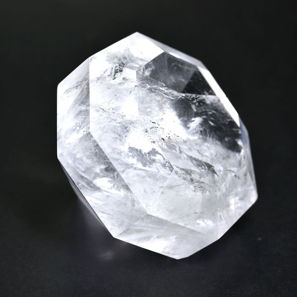 記念特価★ブラジル産ダイヤモンドカットクリスタル(水晶オブジェ)-slide-4