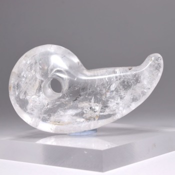 記念特価★ブラジル産水晶勾玉（ビッグサイズ！）(24th-CRYST-MG1080IS)