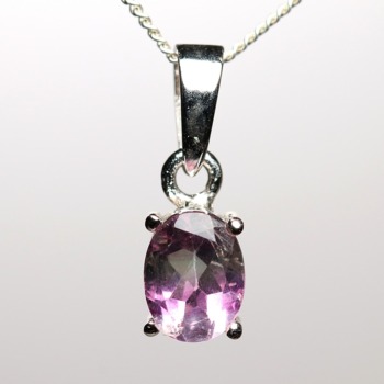 記念特価★[高品質]レインボーフローライトジュエリーカットペンダントトップ（シルバー925）(24th-FUOR-PT0180IS)