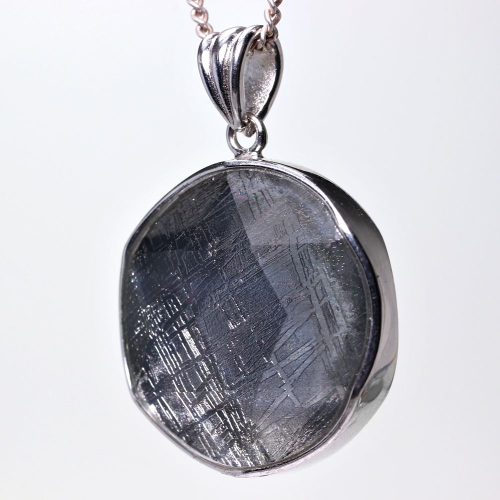 記念特価★ギベオンヘキサゴンカットペンダントトップ(シルバー925)-slide-1