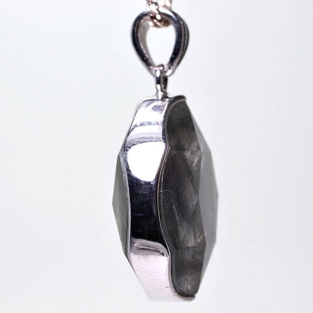 記念特価★ギベオンヘキサゴンカットペンダントトップ(シルバー925)-slide-3