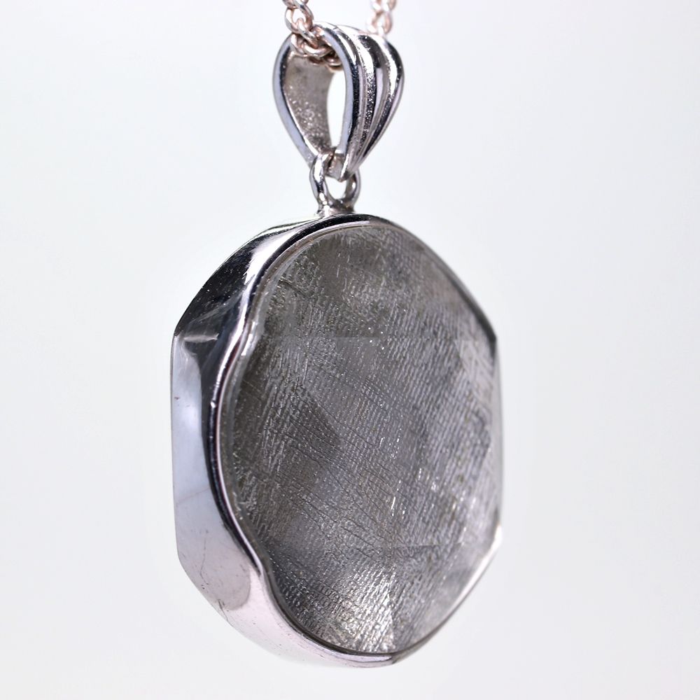 記念特価★ギベオンヘキサゴンカットペンダントトップ(シルバー925)-slide-4