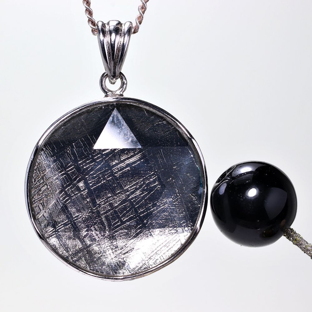 記念特価★ギベオンヘキサゴンカットペンダントトップ(シルバー925)-slide-7