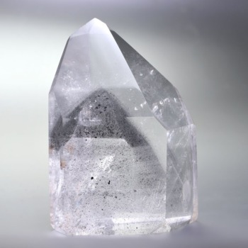 記念特価★ブラジル産グレーファントムクォーツポリッシュポイント（186g）(24th-GRPHA-PP0186IS)