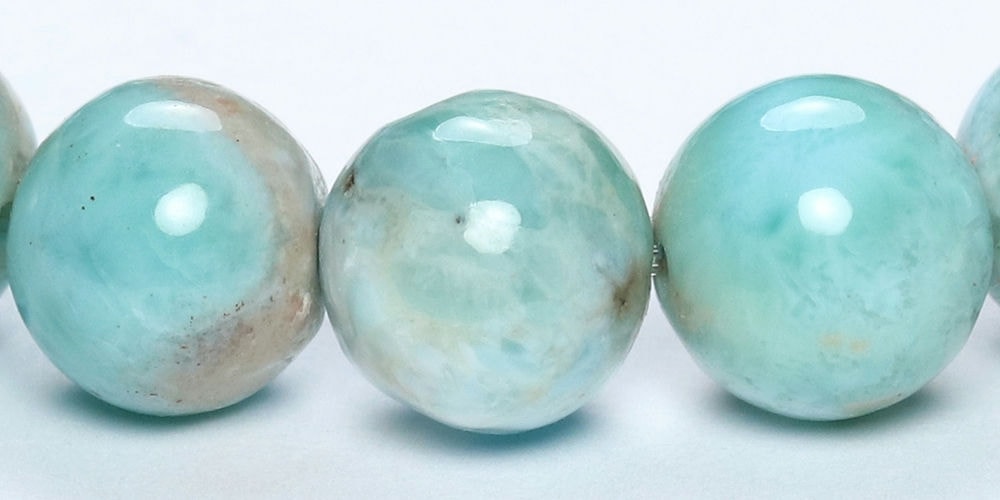 記念特価★ドミニカ産ガーデンラリマーブレスレット(約9mm玉)-slide-3