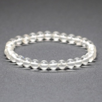 記念特価★[高品質]ハイアライトオパールブレスレット（約6.5mm玉）(24th-HOP-BR0651IS)