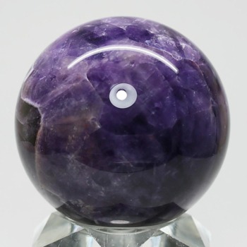 記念特価★[高品質]ブラジル産ケープアメジスト丸玉/スフィア（直径60.5mm）(24th-KAM-SP3260IS)