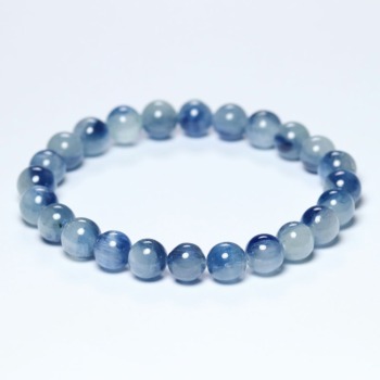 【第三弾】記念特価★[3A]ブラジル産カイヤナイトクォーツブレスレット（約8mm玉）(24th-KANQ-BR0801IS)