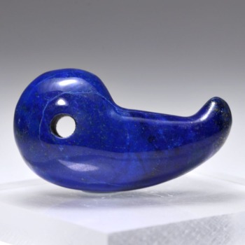 記念特価★[高品質]アフガニスタン産ラピスラズリ勾玉(24th-LAPIS-MG107IS)