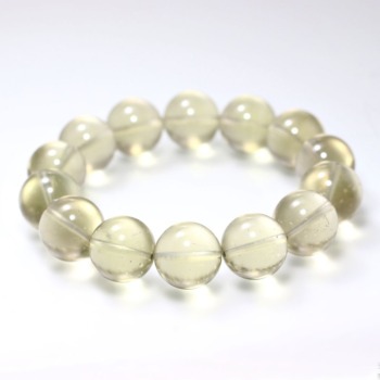 記念特価★[トップクォリティ]天然リビアングラスブレスレット（約16.5mm大玉！）(24th-LBYGR-BR1651IS)