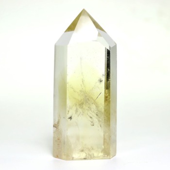 記念特価★[高品質]レモンクォーツポリッシュポイント（高さ6.3cm）(24th-LEMNQ-PP0560IS)