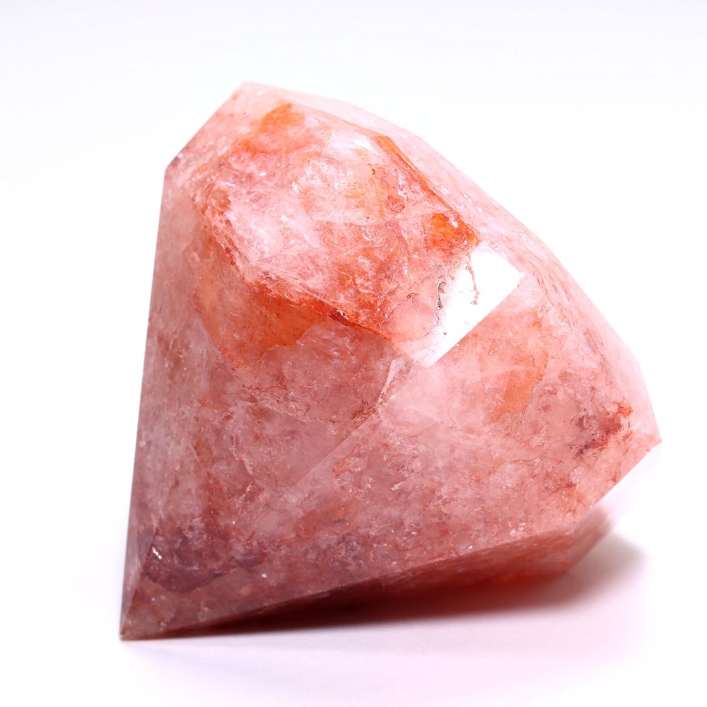 記念特価★マダガスカル産ライモナイトインクオーツダイヤモンドカット(高さ50.7mm/ポリッシュポイント)-slide-3