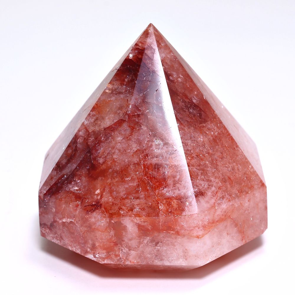 記念特価★マダガスカル産ライモナイトインクオーツダイヤモンドカット(高さ50.7mm/ポリッシュポイント)-slide-5