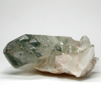 記念特価★インド/マニカラン産ヒマラヤグリーンファントム水晶クラスター（原石1.24kg）(24th-MAN-CL12400IS)