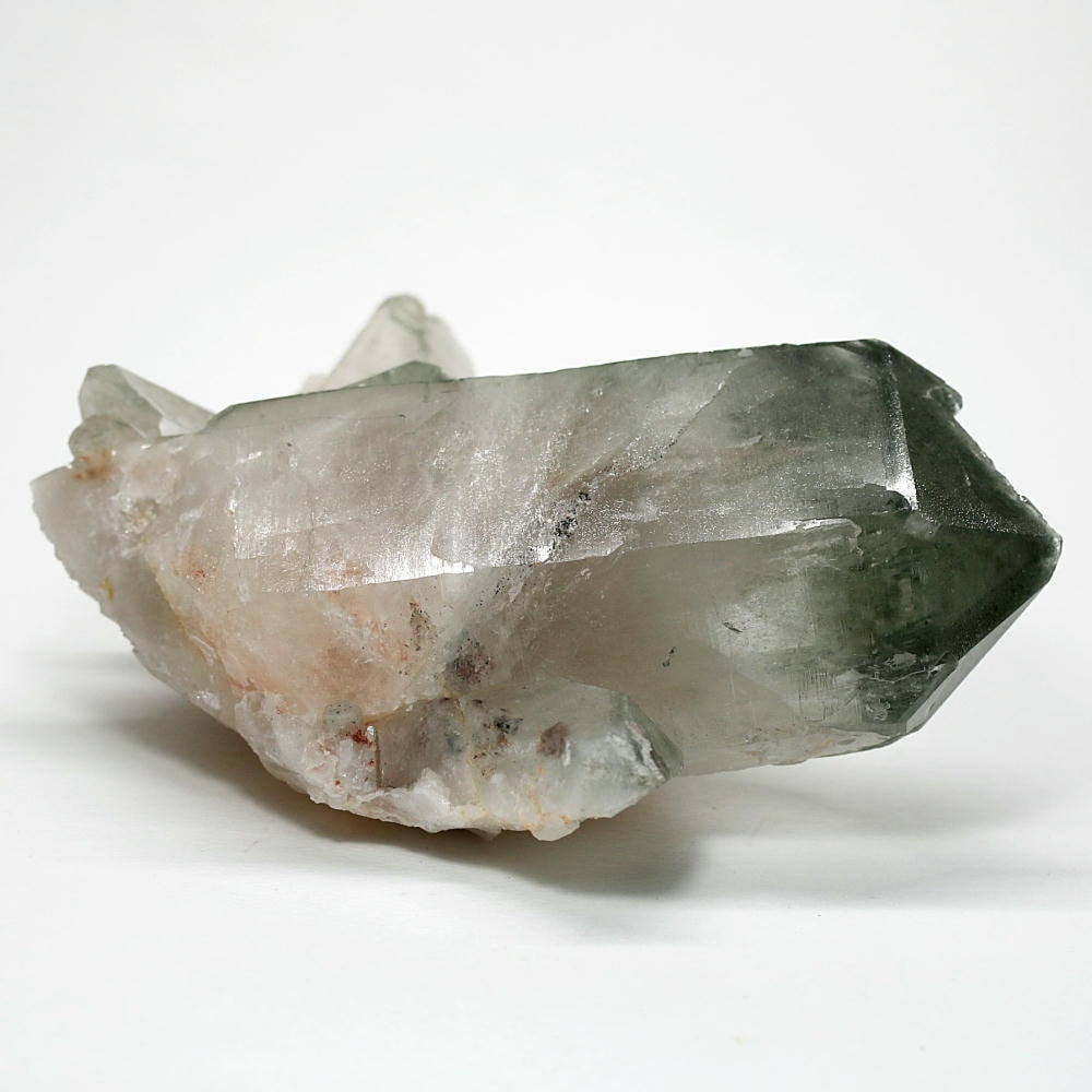 記念特価★インド/マニカラン産ヒマラヤグリーンファントム水晶クラスター(原石1.24kg)-slide-4