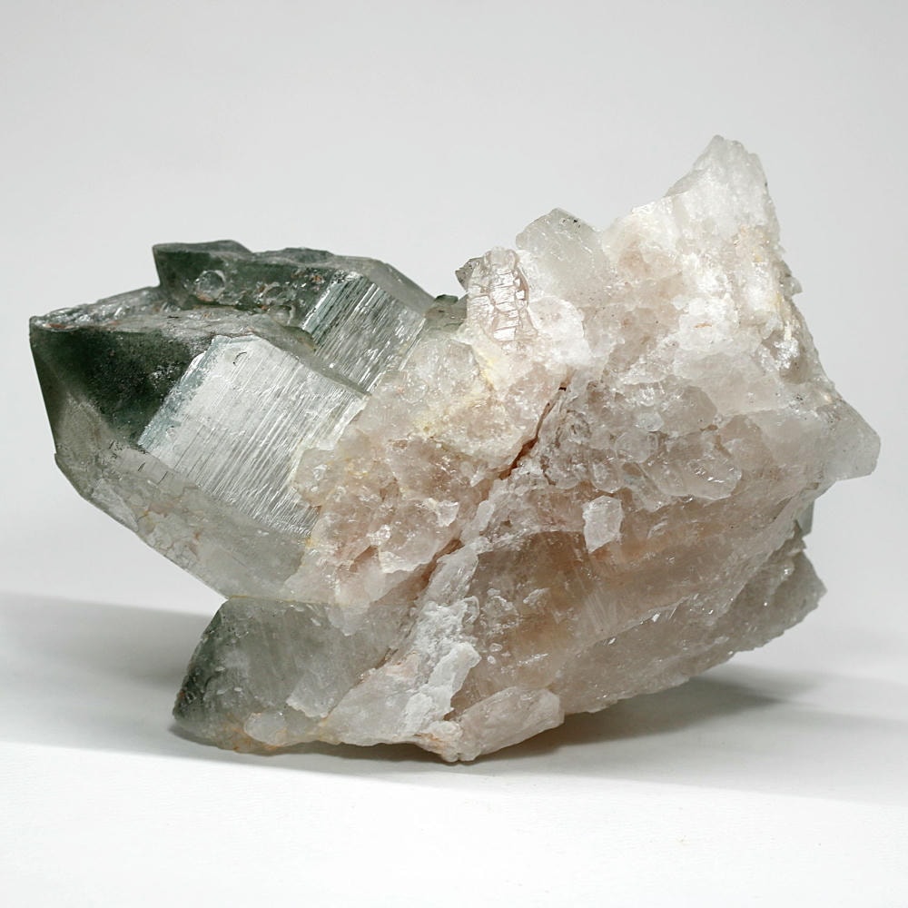 記念特価★インド/マニカラン産ヒマラヤグリーンファントム水晶クラスター(原石1.24kg)-slide-7