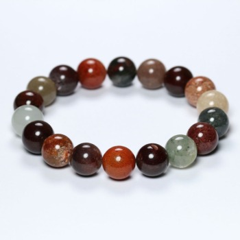 記念特価★ブラジル産ミックスガーデンクォーツブレスレット（約12mm玉）(24th-MIGR-BR1201IS)