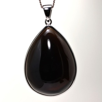 記念特価★[高品質]中国/山東省産モリオンペンダントトップ（シルバー925）(24th-MORIO-PT0155IS)