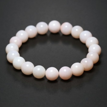 記念特価★ペルー産ピンクオパールブレスレット（約10mm玉）(24th-PIOP-BR1001IS)