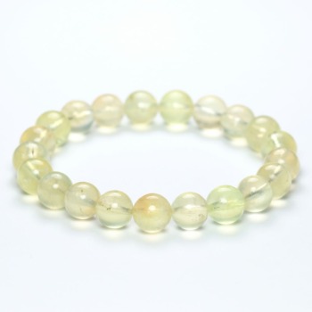 記念特価★[高品質]オーストラリア産プレナイトブレスレット（約9mm玉）(24th-PRNT-BR0901IS)