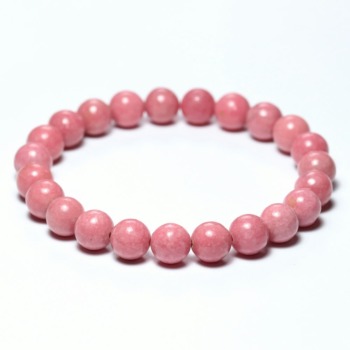 記念特価★[高品質]ブラジル産ロードナイトブレスレット（約8mm玉）(24th-ROHT-BR0801IS)