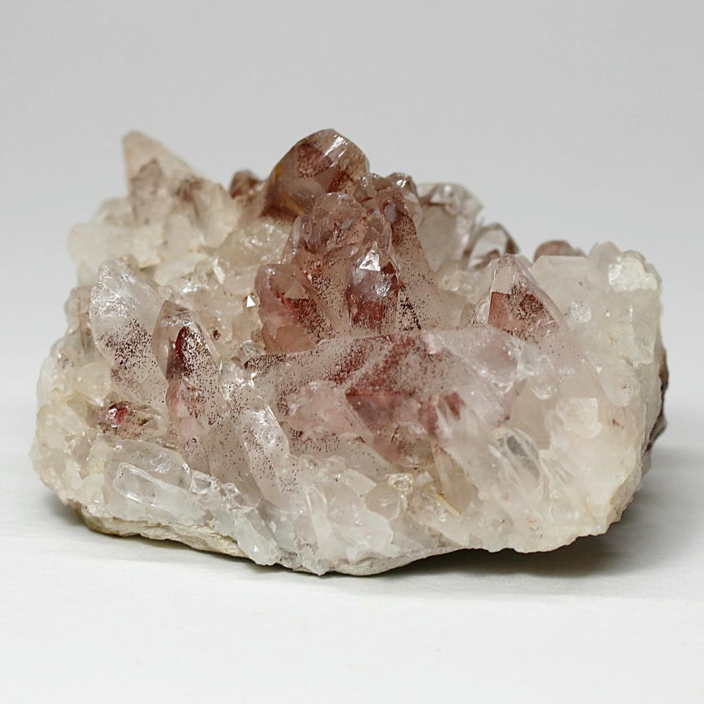 記念特価★ブラジル産レッドファントムクォーツ原石クラスター-slide-1