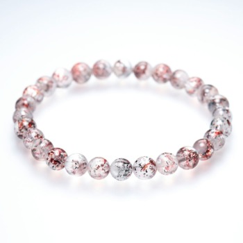 記念特価★[大特価！3A]マダガスカル産ラメスーパーセブンブレスレット（約6.5mm玉）(24th-RSUS-BR0651IS)