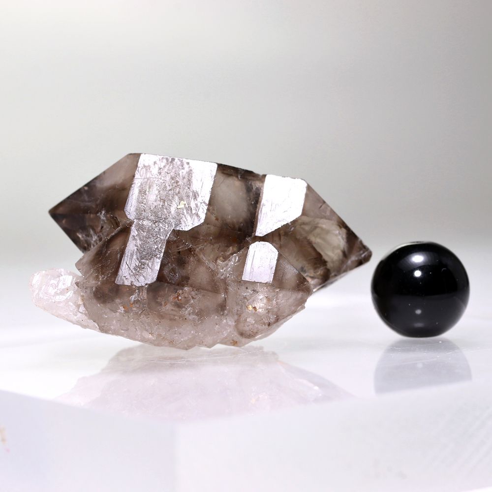 記念特価★ブラジル産ファントムスモーキーエレスチャルクォーツダブルポイント(原石16.8g)-slide-7