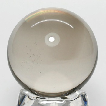 記念特価★ブラジル産スモーキークォーツ丸玉/スフィア（直径33.3mm）(24th-SMK-SP0513IS)